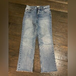 Zara straight leg jeans.  Size 36/4.